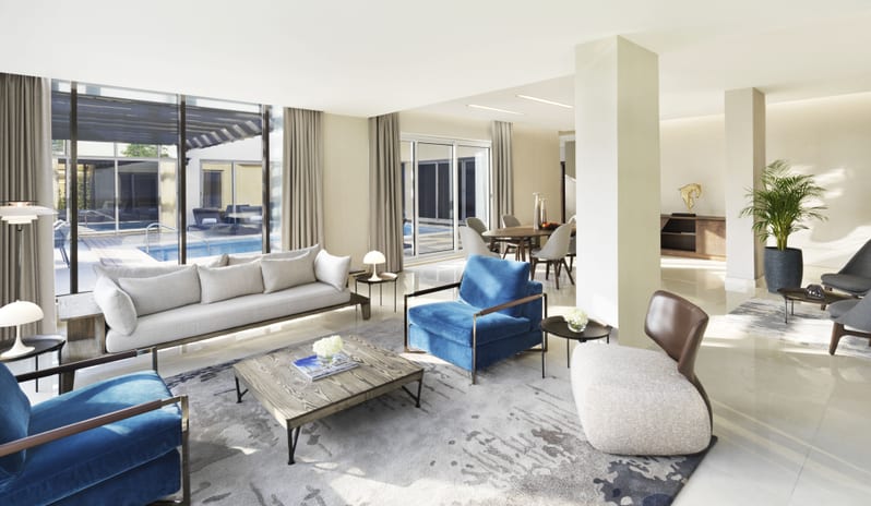 Rabdan Villa Living Room - The Ritz-Carlton Abu Dhabi, Grand Canal